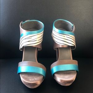 Balenciaga runway - platform covered heel